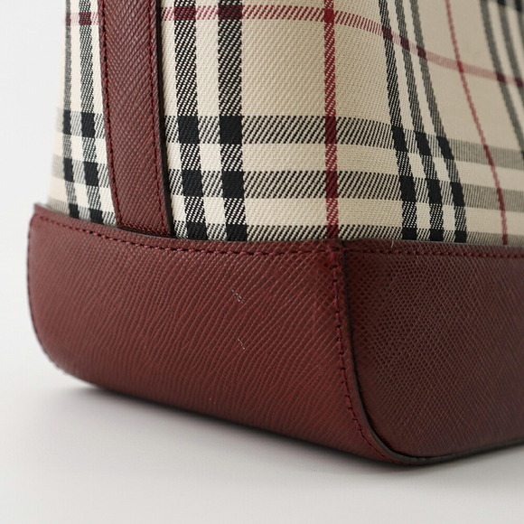 Burberry Canvas Leather Handbag - Picture 6 of 6